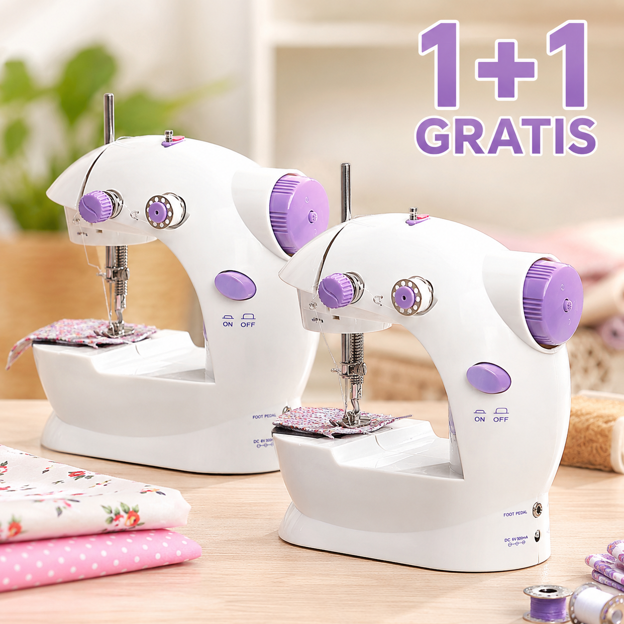 Mini mašina za šivenje 1+1 GRATIS