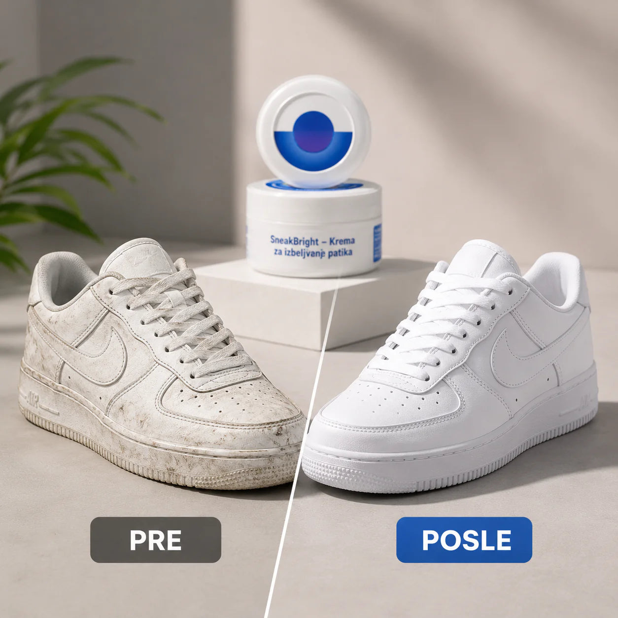 SneakBright- Krema za izbeljivanje patika 1+1 GRATIS
