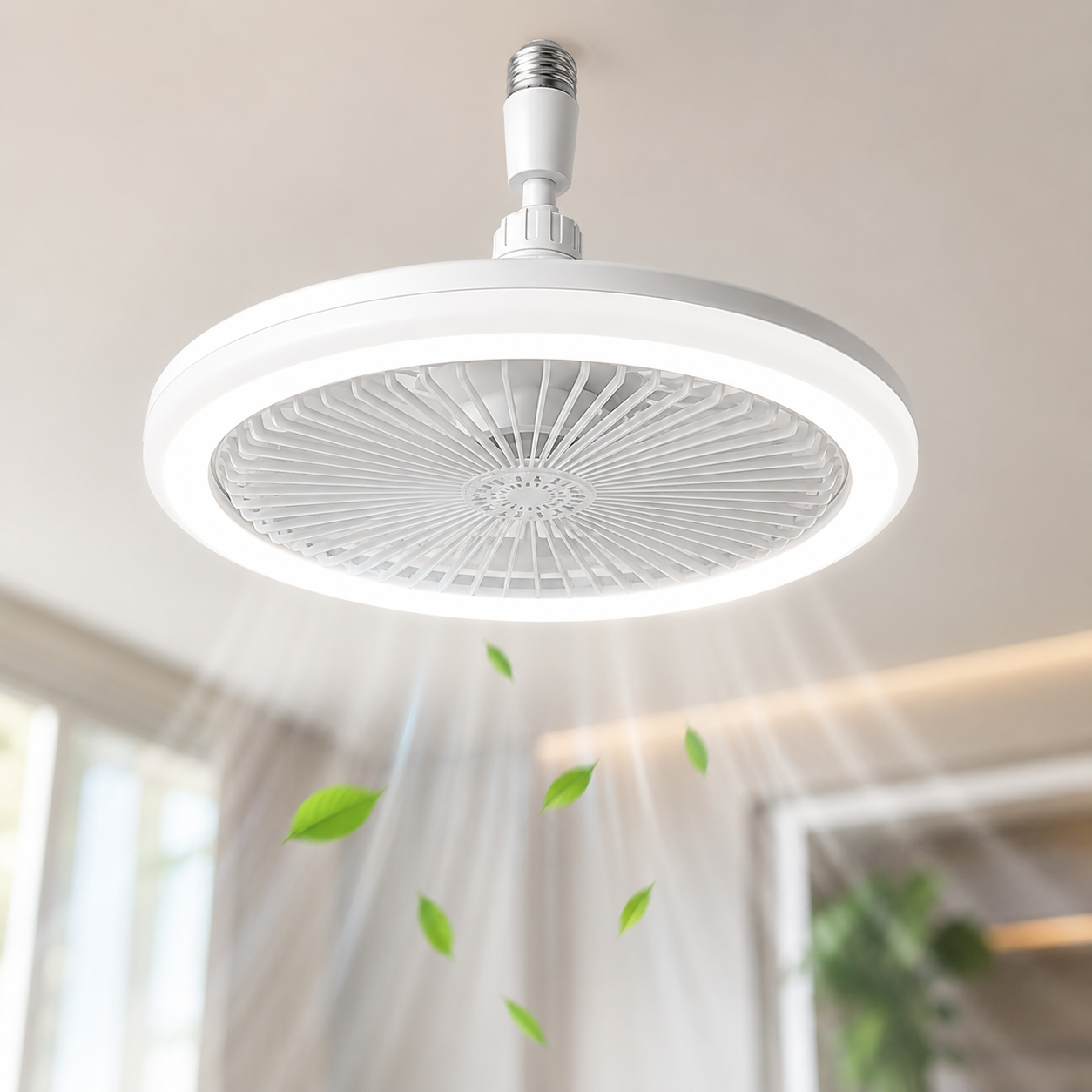 LED Luster sa Ventilatorom