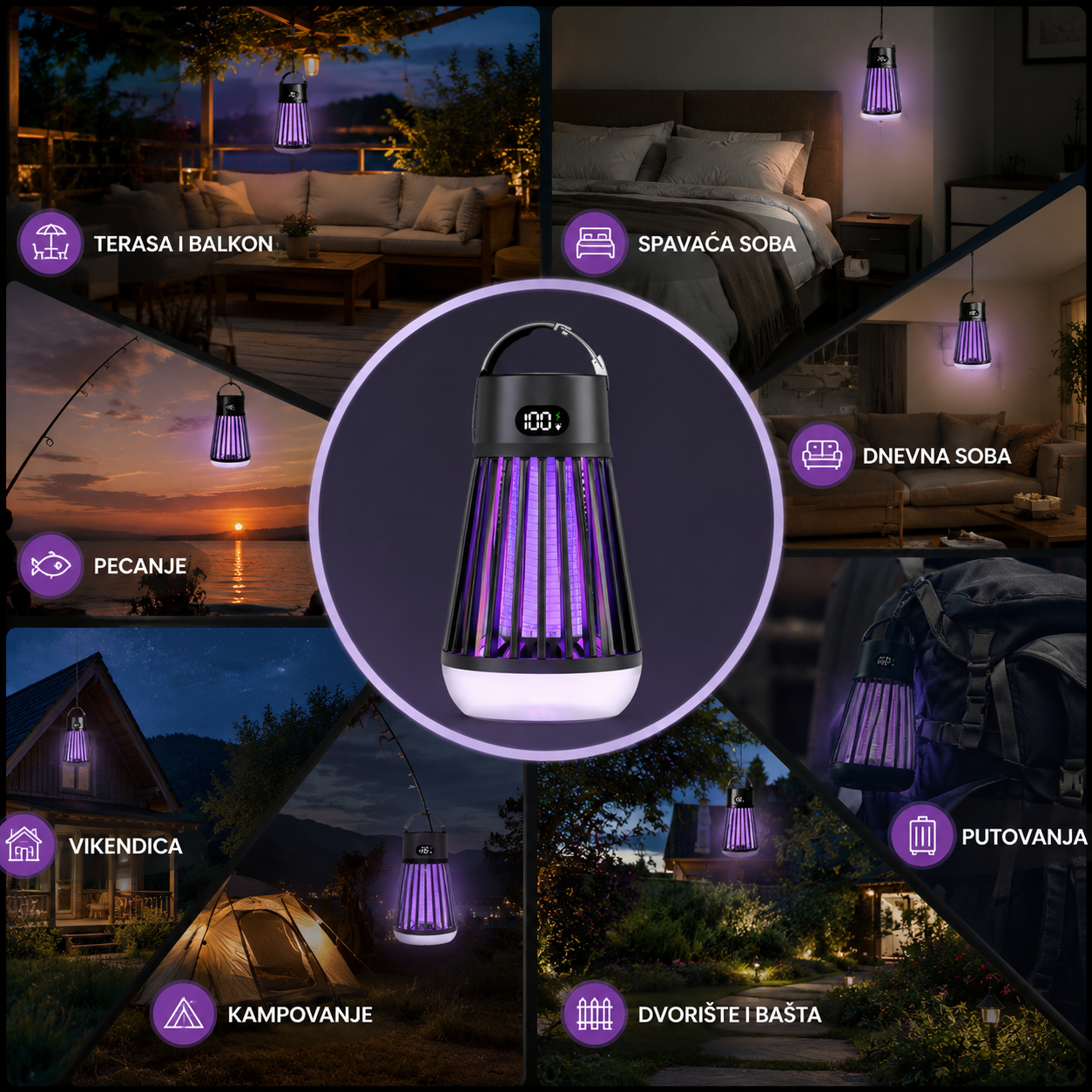 GlowZap - Lampa protiv komaraca