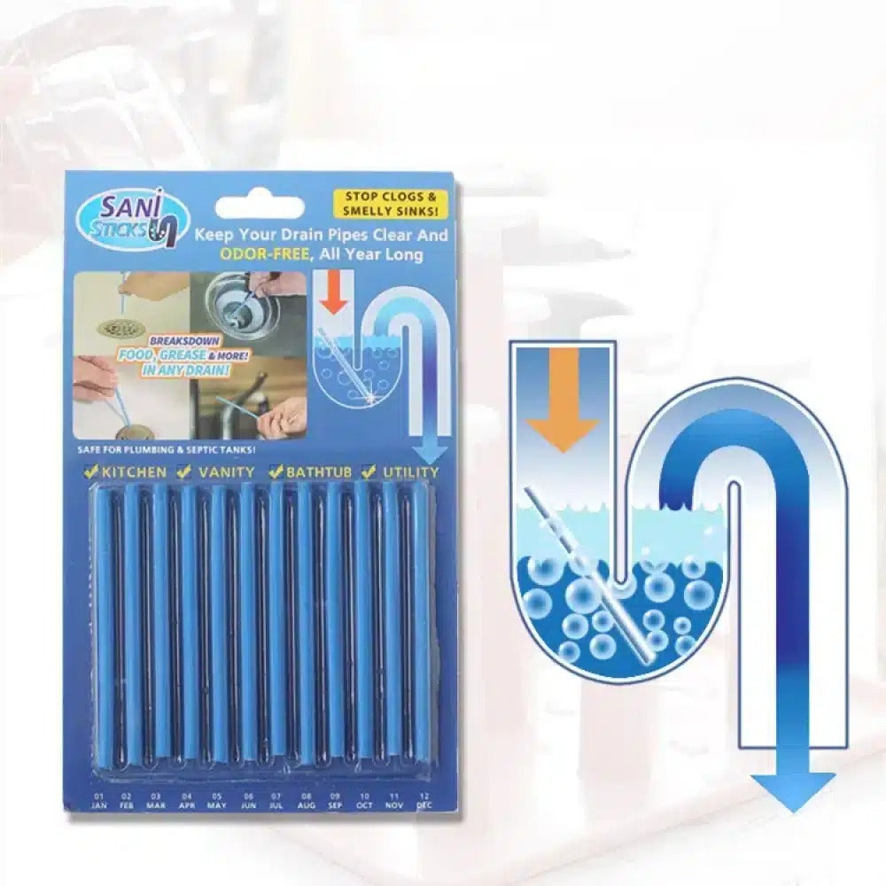 Sani sticks- Magični štapići za čišćenje slivnika i odvoda 1+1 GRATIS
