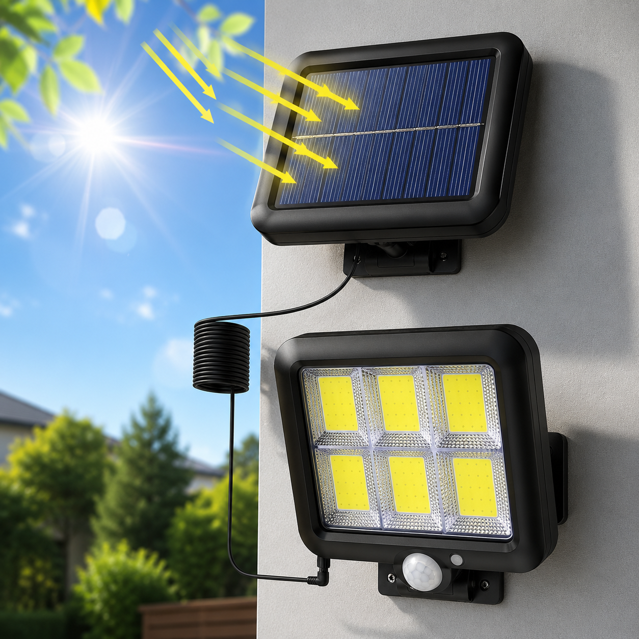 Solarni led reflektor sa senzorom pokreta